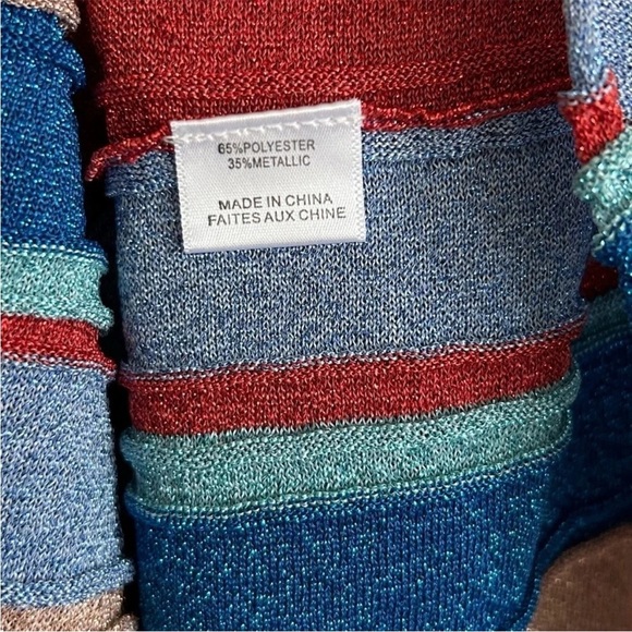 Misa Los Angeles Rafael Striped Long Sleeve Midi Dress - Picture 8 of 8